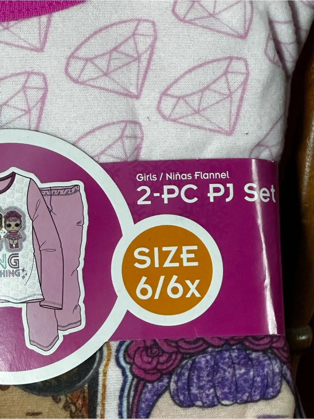 L.O.L. Surprise! Girls Multi-Color 2-PC Pajama Set